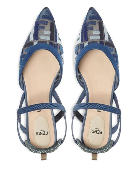 FENDI Colibri Lite slingback sandals - Blue