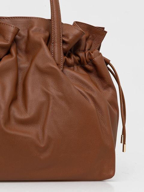 Marella torebka skórzana kolor brązowy 2523519047200