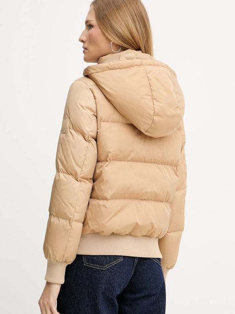 Armani Exchange kurtka puchowa kolor beżowy zimowa XW000228 AF12286