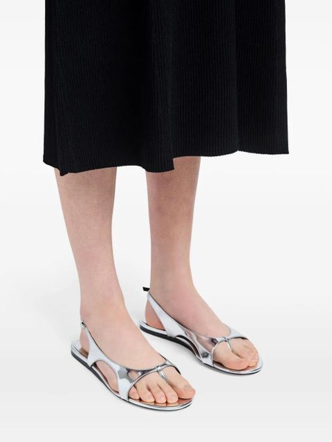 Proenza Schouler Slash sandals - Grey