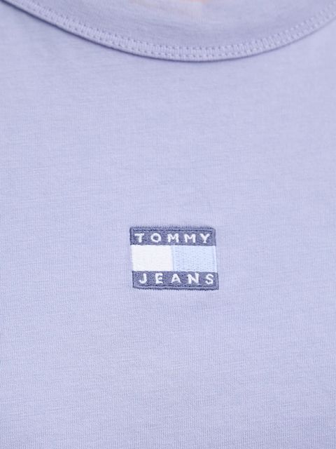 Tommy Jeans t-shirt bawełniany damski kolor fioletowy DW0DW22202