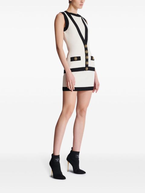 Balmain knitted mini dress - White - zdjęcie produktu nr 2