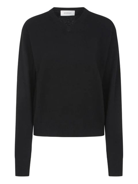 Sportmax V-neck jumper - Black - zdjęcie produktu nr 1