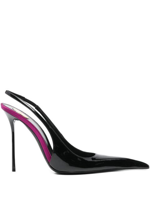 Saint Laurent 110mm Amalia pointed-toe pumps - Black - zdjęcie produktu nr 1