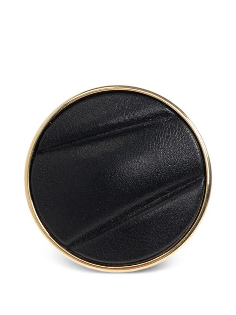 Chloé Pleats clip-on earrings - Black