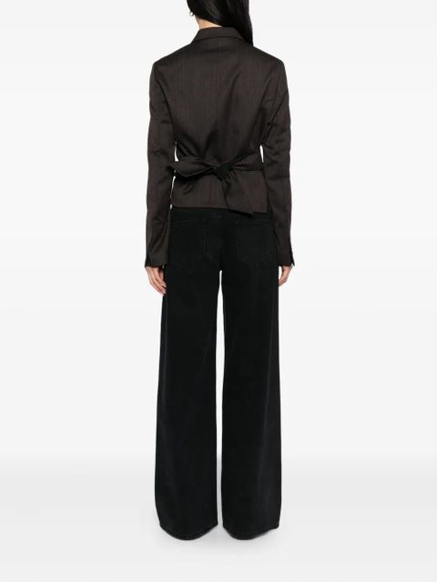 OUR LEGACY Wrap blazer - Brown