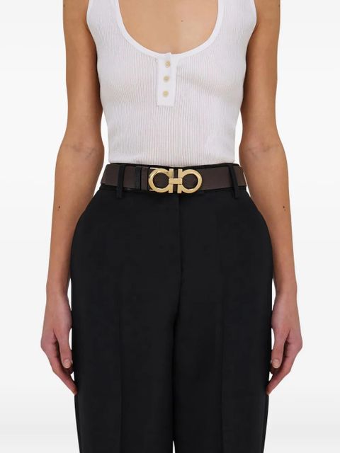 Ferragamo Gancini belt - Brown