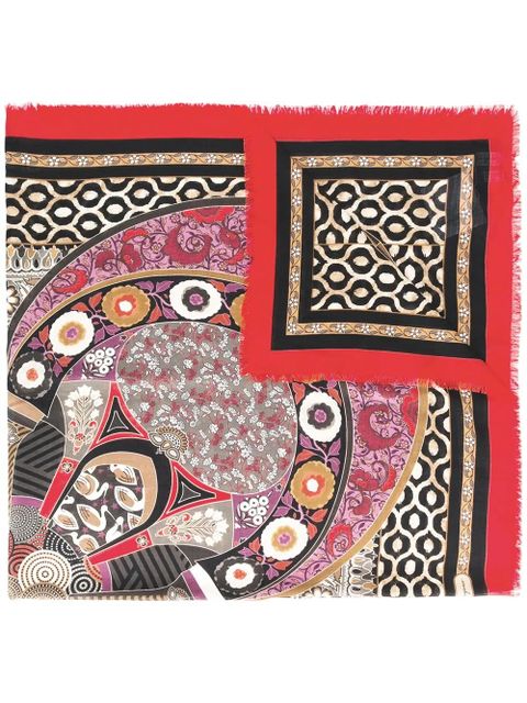 Ferragamo floral print scarf - Multicolour - zdjęcie produktu nr 1