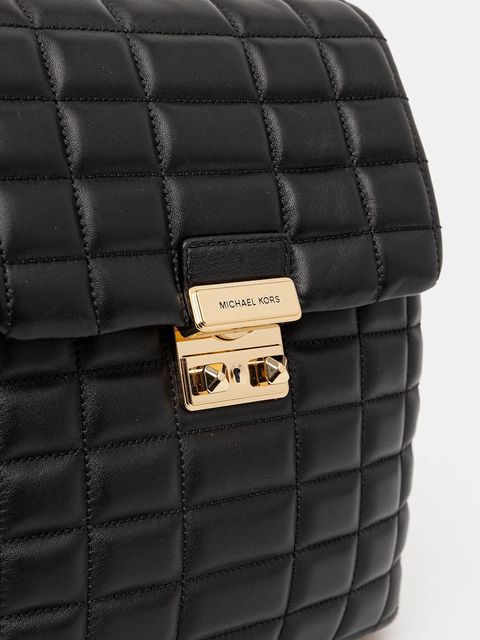 MICHAEL Michael Kors plecak skórzany damski kolor czarny mały gładki 30F5G2RB1L