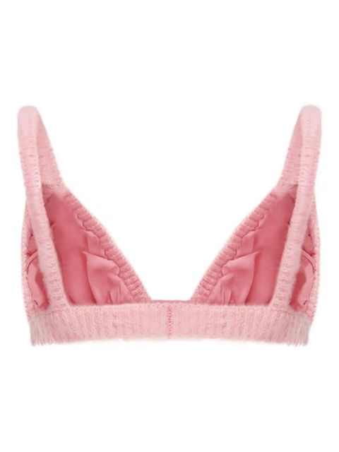 Alessandra Rich embroidered top - Pink