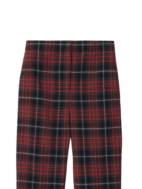 Burberry checked pants - Red - zdjęcie produktu nr 2
