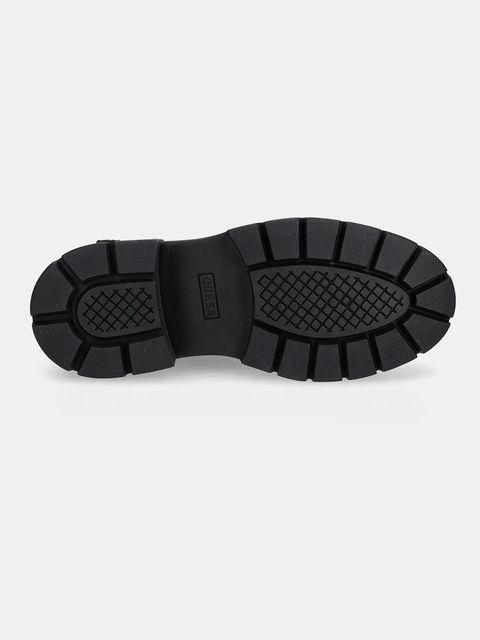 Guess botki SALVO damskie kolor czarny na platformie FLTSVO FAL10