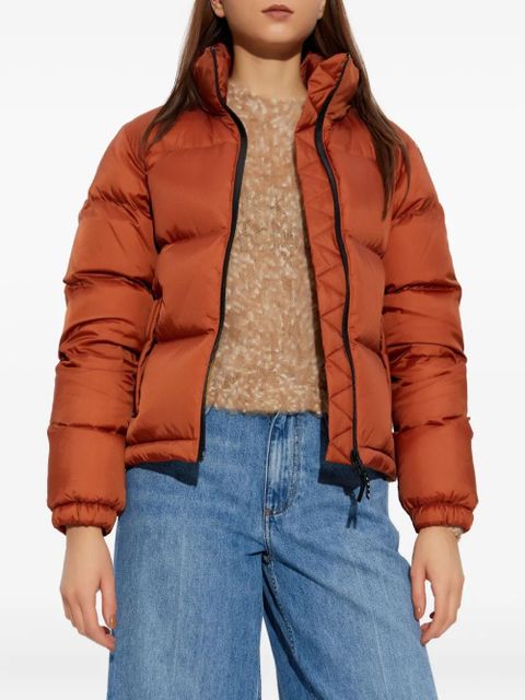 Marni logo-embroidery puffer jacket - Brown - zdjęcie produktu nr 2