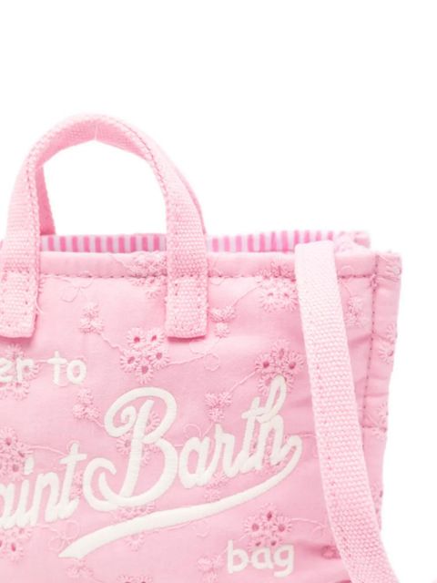MC2 Saint Barth logo-embroidered phone bag - Pink