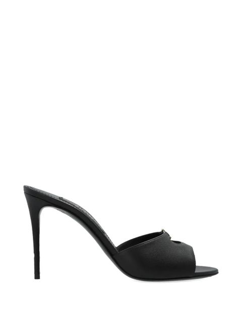 Dolce & Gabbana cutout logo mules - Black - zdjęcie produktu nr 1
