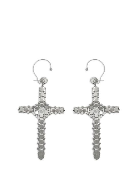 Blumarine cross earring - Silver