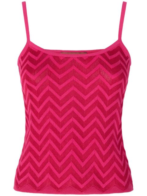 Missoni zigzag-woven vest - Pink - zdjęcie produktu nr 1