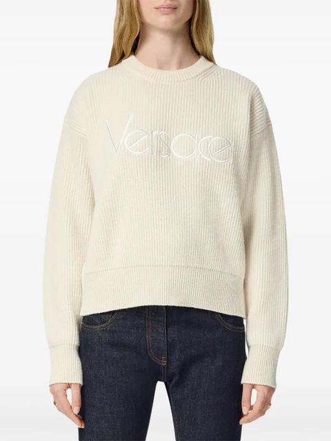 Versace 1978 Re-Edition logo sweater - White