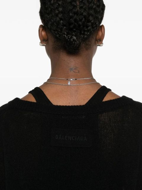 Balenciaga relaxed-fit sweater - Black