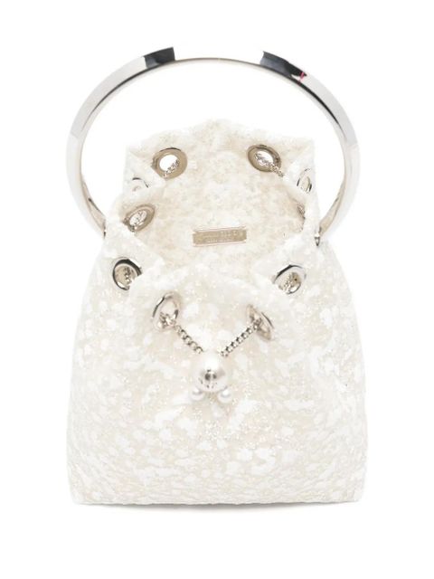 Jimmy Choo Bon Bon bucket bag - Neutrals