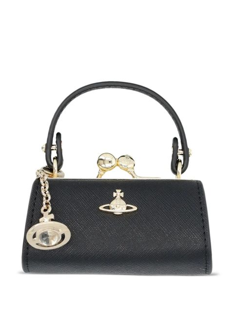 Vivienne Westwood Doll logo-plaque mini purse - Black - zdjęcie produktu nr 1