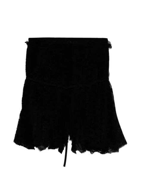 JW Anderson lace-panelled mini skirt - Black - zdjęcie produktu nr 2
