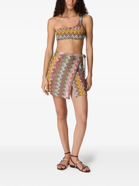 Missoni zigzag-pattern beach skirt - Brown - zdjęcie produktu nr 2