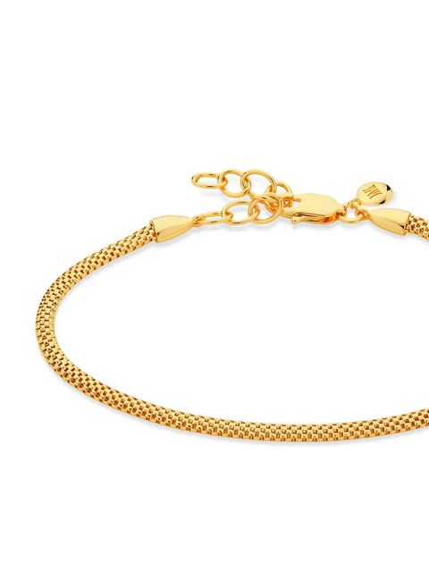 Monica Vinader Heirloom woven fine chain bracelet - Gold - zdjęcie produktu nr 2