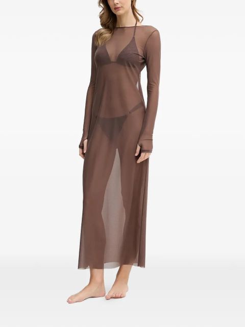 Bond-eye Gisele long-sleeved midi dress - Brown - zdjęcie produktu nr 2