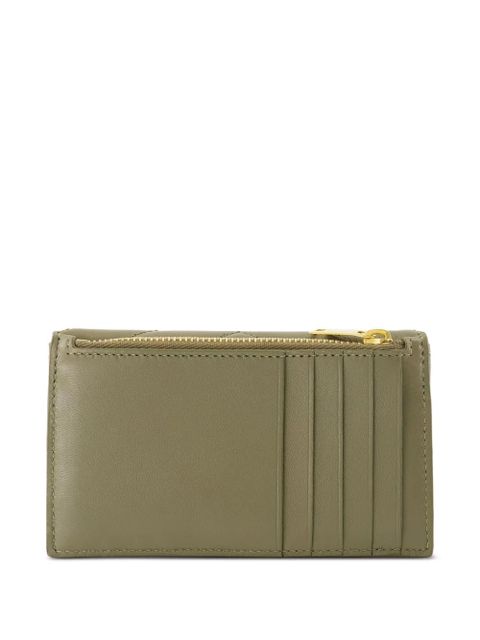 Saint Laurent quilted card case - Green