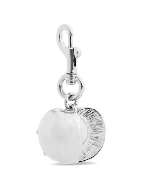 Rabanne peach-pendant bag charm - Silver - zdjęcie produktu nr 2