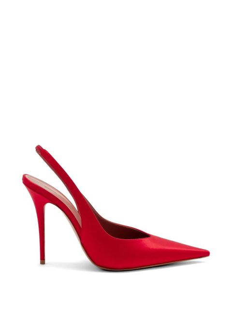 Amina Muaddi 105mm Anok heeled pumps - Red - zdjęcie produktu nr 1