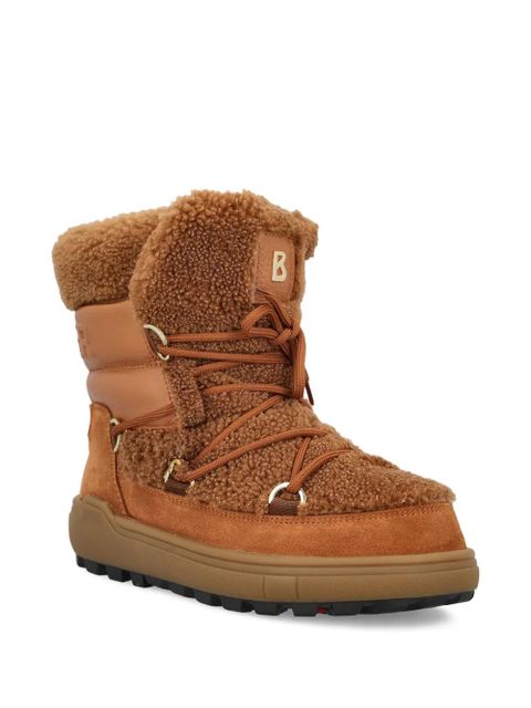 BOGNER shearling leather ankle boots - Brown - zdjęcie produktu nr 2