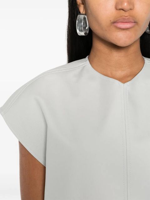 TOTEME cap-sleeve tank top - Blue - zdjęcie produktu nr 2