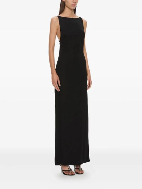 Christopher Esber knotted back maxi dress - Black