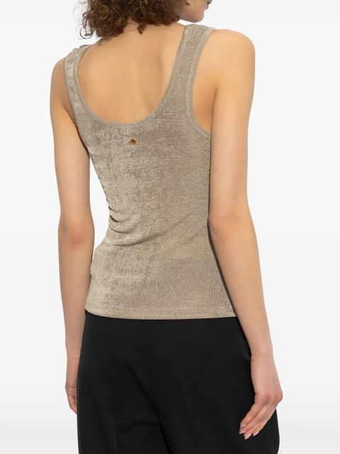 AMI Paris scoop-neck top - Neutrals