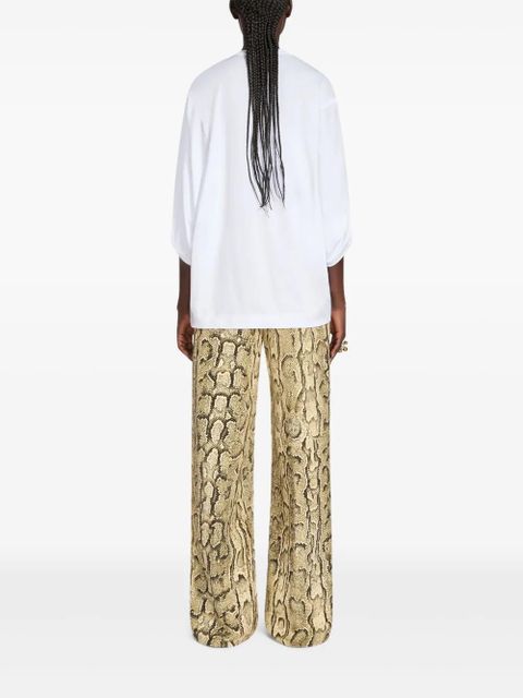 DRIES VAN NOTEN balloon-sleeve T-shirt - White