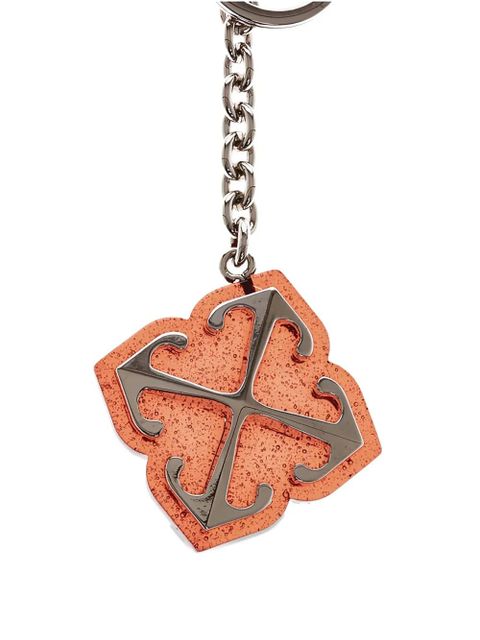 Off-White Jitney arrow-motif keyring - Silver - zdjęcie produktu nr 2