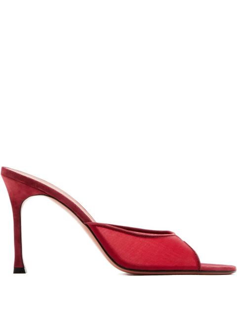 Amina Muaddi 95mm Alexa sandals - Red - zdjęcie produktu nr 1