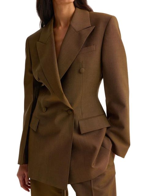 Róhe double-breasted blazer - Brown - zdjęcie produktu nr 2