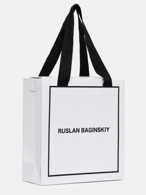 Ruslan Baginskiy czapka z daszkiem kolor czarny gładka BSB033-CP-PWRB