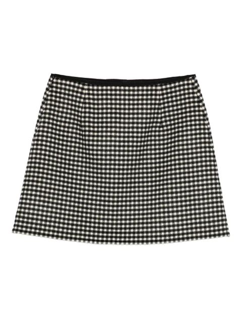 Valentino Garavani bow-detail checked skirt - Neutrals - zdjęcie produktu nr 2