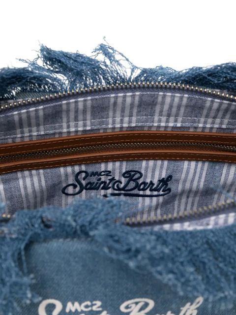 MC2 Saint Barth logo-embroidery tote bag - Blue