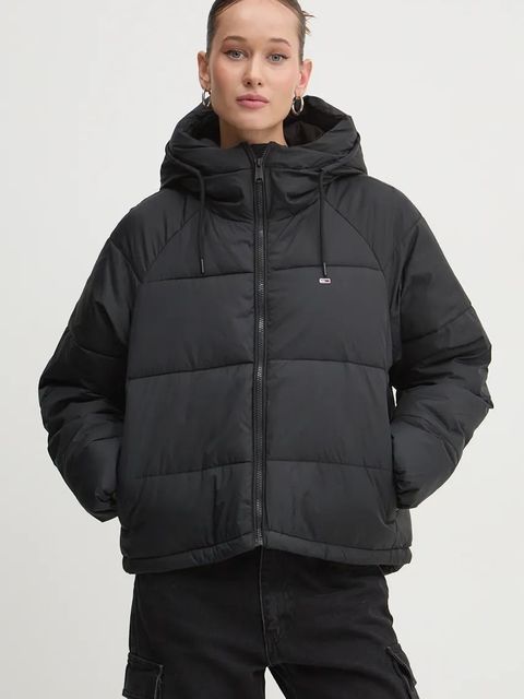 Tommy Jeans kurtka damska kolor czarny przejściowa DW0DW18841 - zdjęcie produktu nr 1