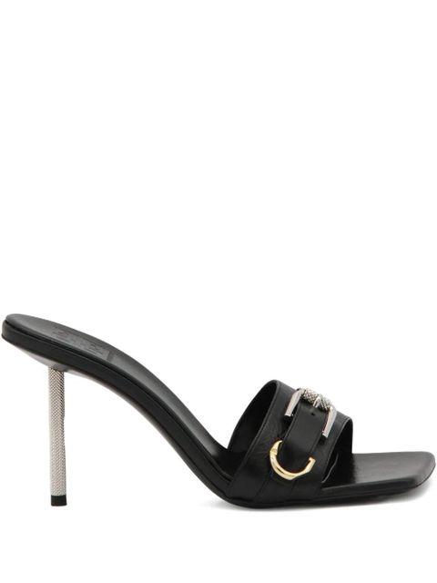 Givenchy Voyou 90mm leather sandals - Black - zdjęcie produktu nr 1
