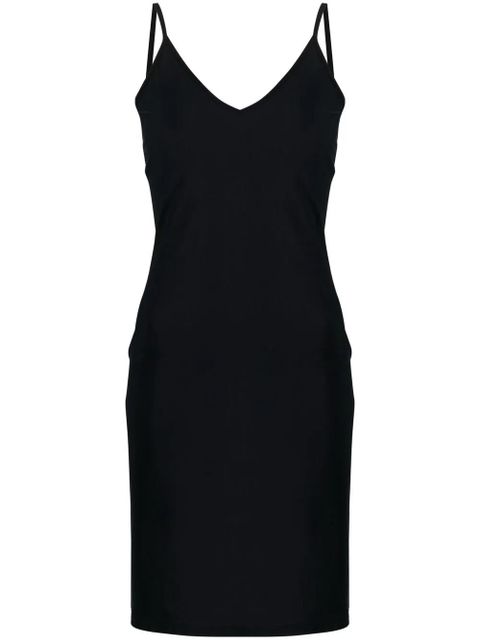 Jil Sander V-neck slip minidress - Black - zdjęcie produktu nr 1