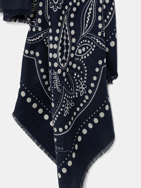 Weekend Max Mara chusta z dodatkiem wełny AEDUCATA - zdjęcie produktu nr 1