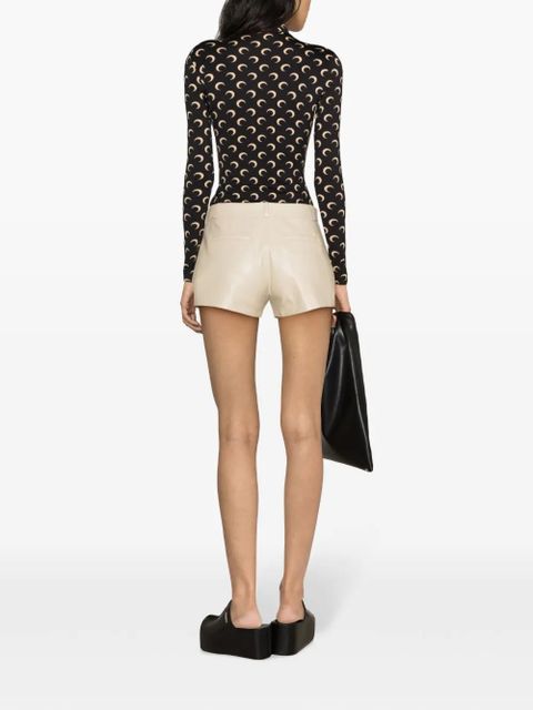 Marine Serre Crescent Moon top - Black