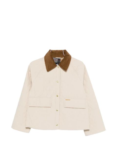 Barbour corduroy-collar jacket - Neutrals - zdjęcie produktu nr 1