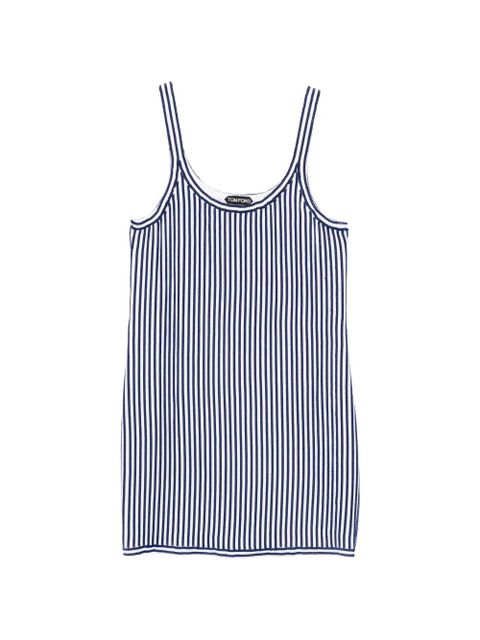TOM FORD striped dress - Blue - zdjęcie produktu nr 1